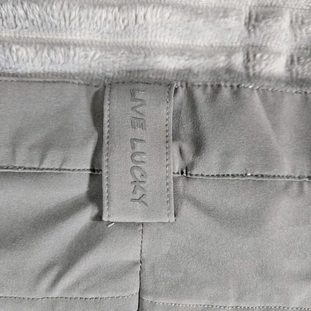 Mens Black Clover Live Lucky Gray Pants 36x33